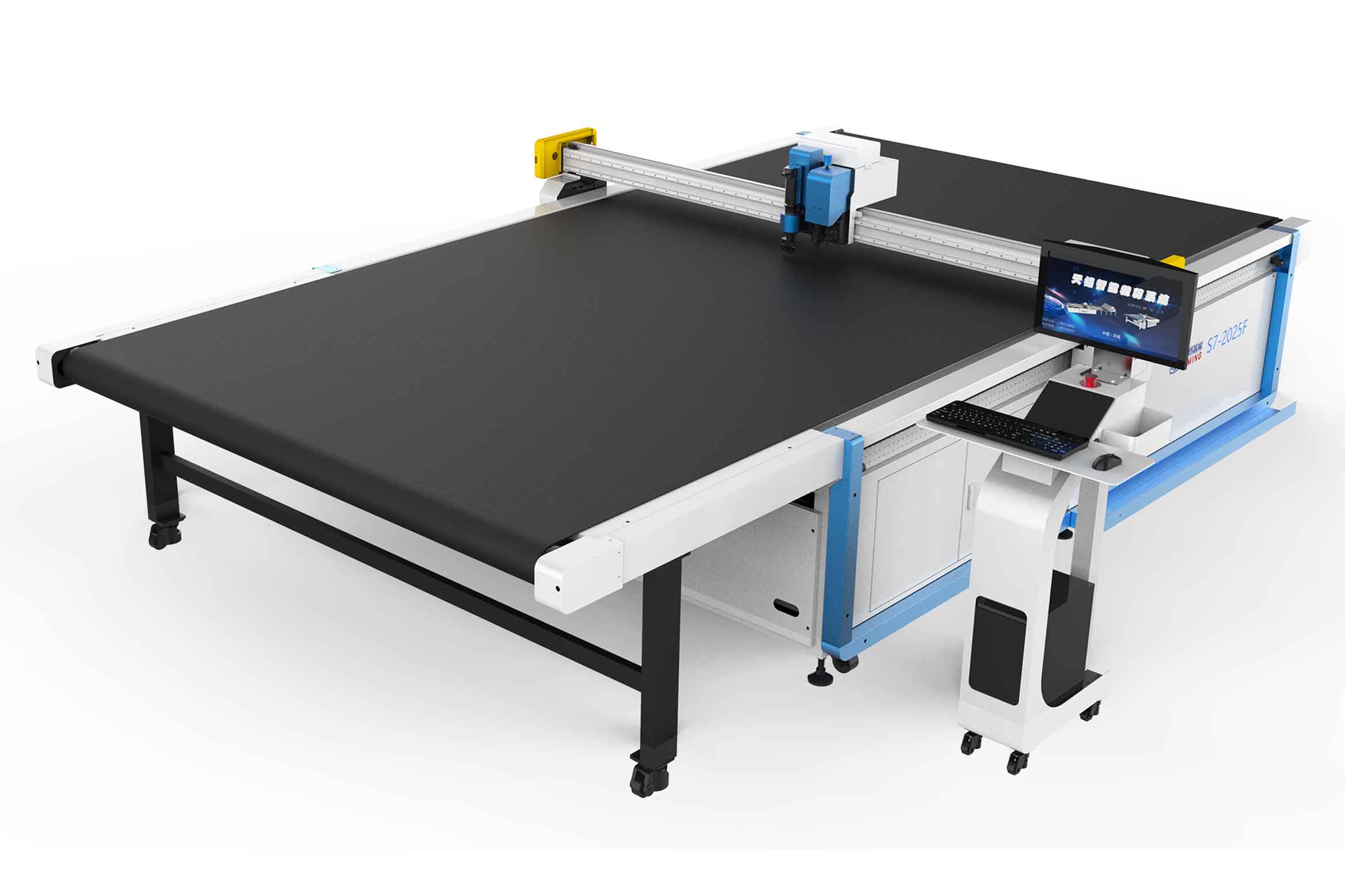 Single layer automatic fabric cutting machine