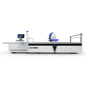Garment and textile fabric straight knife multi layer automated cutting machine