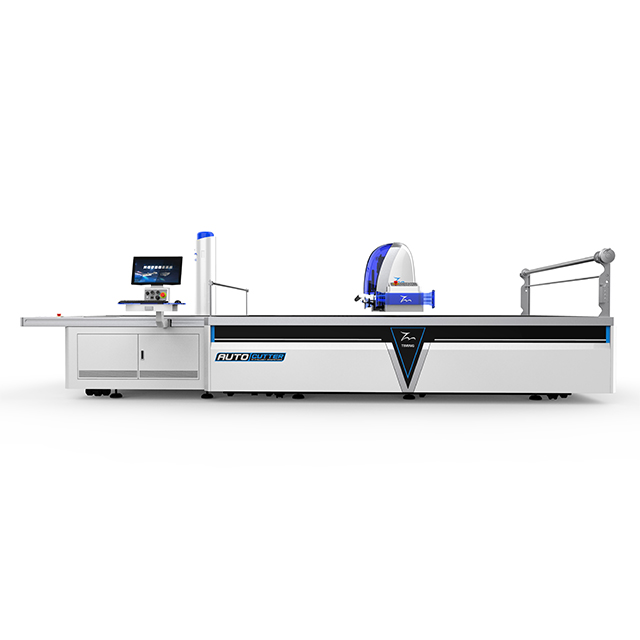 Garment and textile fabric straight knife multi layer automated cutting machine