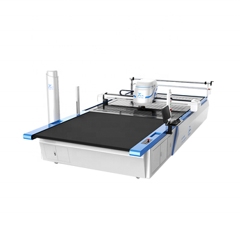 Automatic cutting machine for bathroom products fabric
